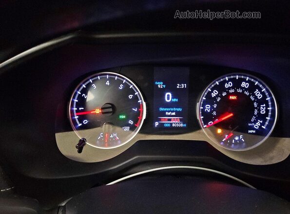 2T3G1RFV4MW171807 2021 TOYOTA RAV4 Gray ხელსაწყოთა პანელის ხედი