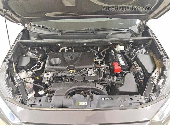 2T3G1RFV4MW171807 2021 TOYOTA RAV4 Gray ძრავის განყოფილების ხედი