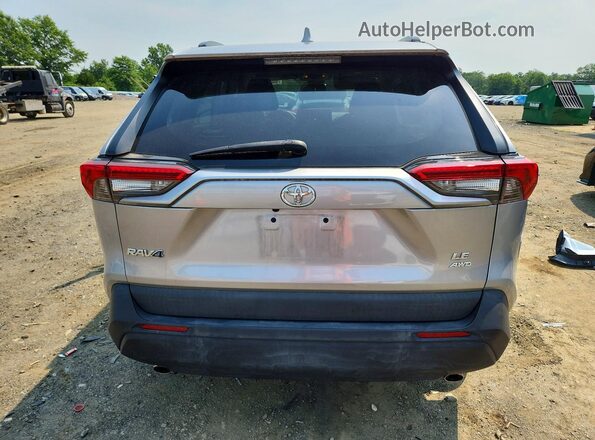 2T3G1RFV5MW152506 2021 TOYOTA RAV4 Silver Rear view