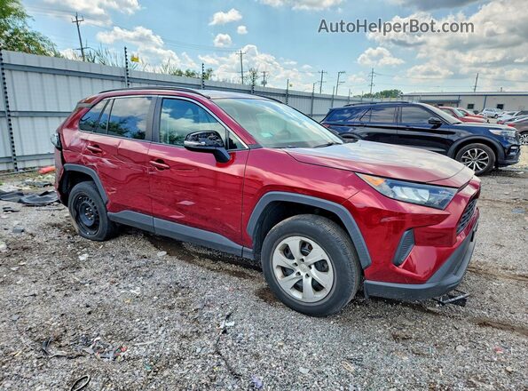 2T3G1RFV7KW061640 2019 TOYOTA RAV4 Красный Передняя правая четверть