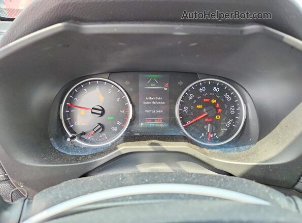 2T3G1RFV7KW061640 2019 TOYOTA RAV4 Красный Вид щитка приборов