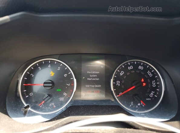 2T3G1RFV7MC170202 2021 TOYOTA RAV4 Black Սարքավորումների վահանակի տեսք