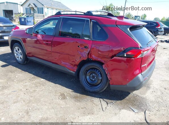 2T3G1RFV8MW243298 2021 TOYOTA RAV4 Burgundy უკანა მარცხენა