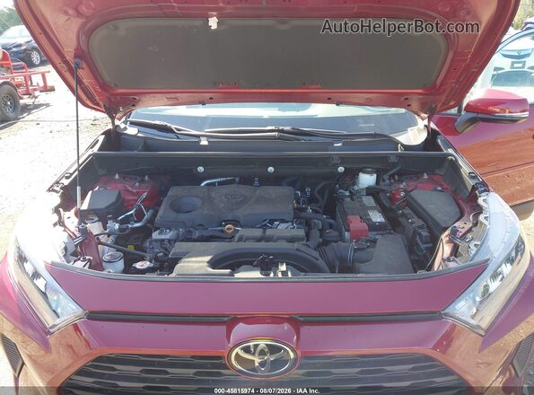 2T3G1RFV8MW243298 2021 TOYOTA RAV4 Burgundy უკანა ხედი