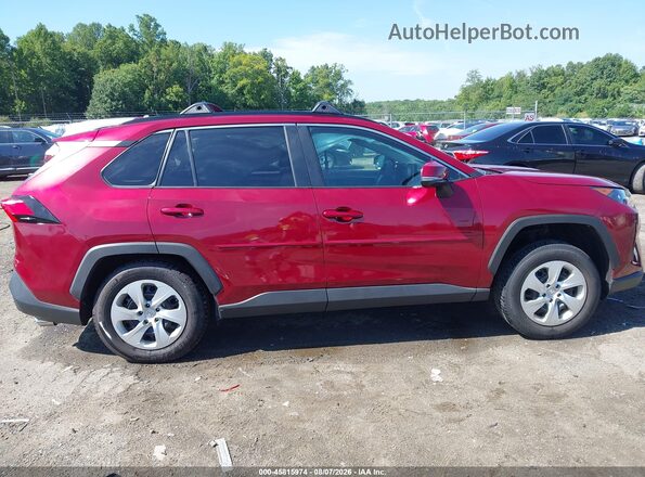 2T3G1RFV8MW243298 2021 TOYOTA RAV4 Burgundy სალონის 360-გრადუსიანი ხედი