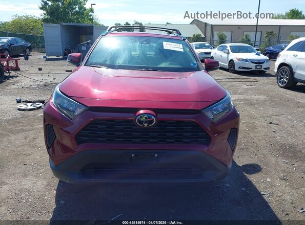 2T3G1RFV8MW243298 2021 TOYOTA RAV4 Burgundy უკანა სალონის ხედი