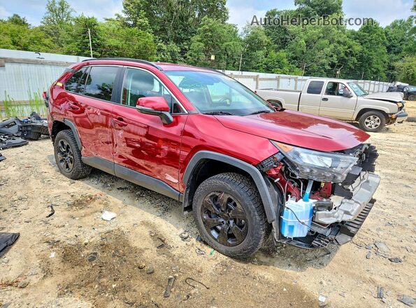 2T3G1RFV9KC003580 2019 TOYOTA RAV4 Красный Передняя правая четверть