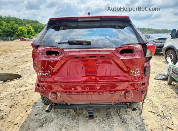 2T3G1RFV9KC003580 2019 TOYOTA RAV4 Красный Вид сзади