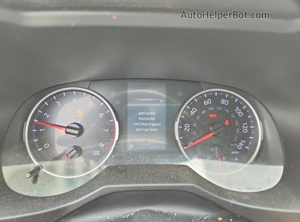 2T3G1RFV9KC003580 2019 TOYOTA RAV4 Красный Вид щитка приборов