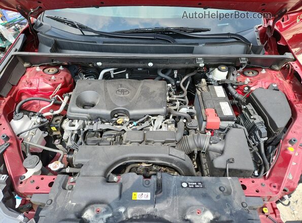 2T3G1RFV9KC003580 2019 TOYOTA RAV4 Красный Вид подкапотного пространства
