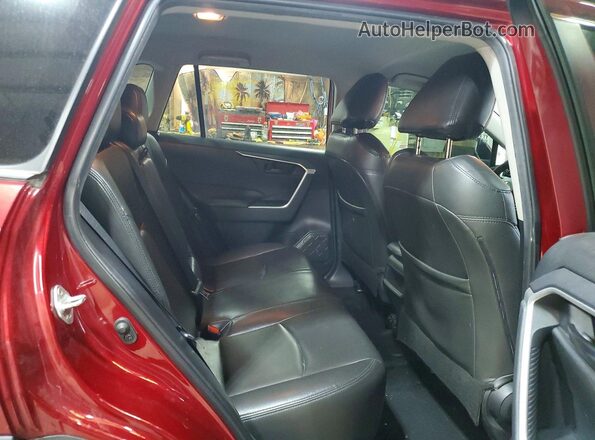 2T3G1RFV9LC061254 2020 TOYOTA RAV4 Красный Вид задней части салона