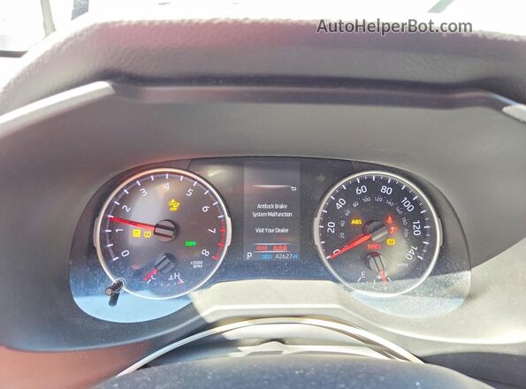 2T3G1RFV9LC137653 2020 TOYOTA RAV4 Gray Սարքավորումների վահանակի տեսք