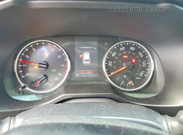 2T3G1RFV9LW098237 2020 TOYOTA RAV4 Серый Вид щитка приборов