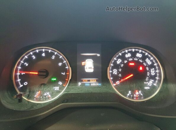 2T3G1RFV9MC198454 2021 TOYOTA RAV4 Белый Вид щитка приборов