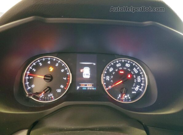 2T3H1RFV0LW088765 2020 TOYOTA RAV4 Gray Vista del cuadro de instrumentos