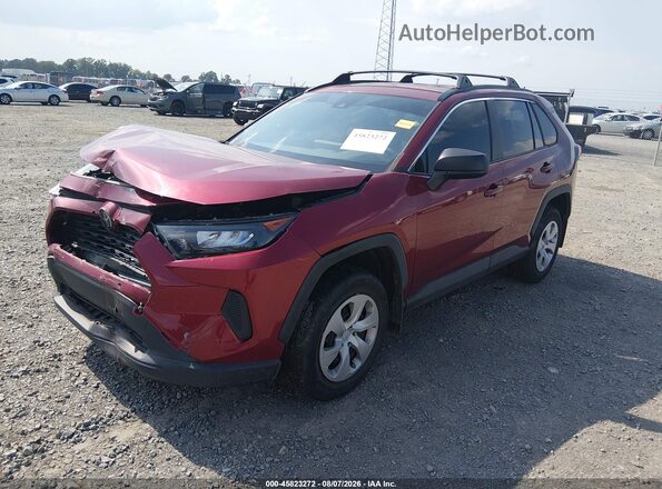 2T3H1RFV0LW094341 2020 TOYOTA RAV4 Maroon Vista tres cuartos delantera izquierda