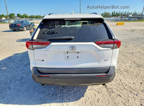 2T3H1RFV0MC099090 2021 TOYOTA RAV4 White უკანა ხედი