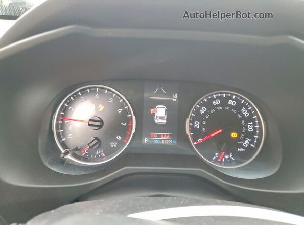 2T3H1RFV0MC127972 2021 TOYOTA RAV4 White Widok zestawu wskaźników