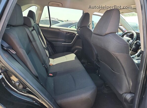 2T3H1RFV0MC165086 2021 TOYOTA RAV4 Black Հետևի նստատեղերի տեսք