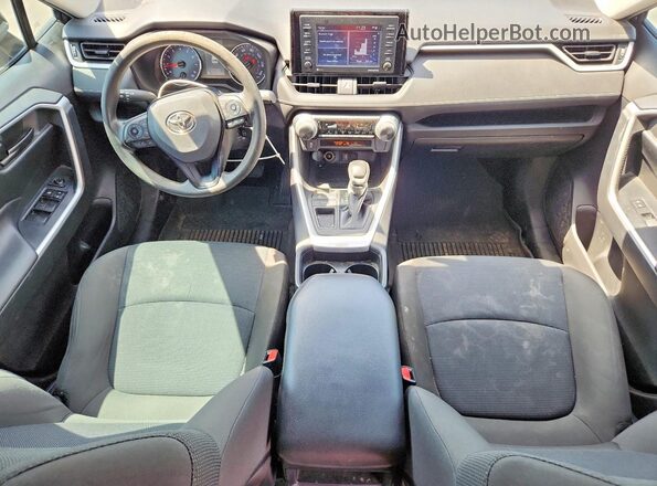 2T3H1RFV0MC165086 2021 TOYOTA RAV4 Black Առջևի վահանակի տեսք