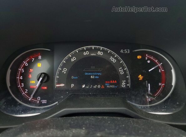 2T3H1RFV0PC224612 2023 TOYOTA RAV4 White Вид щитка приладів