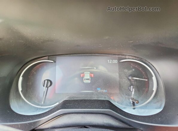 2T3H1RFV0SW391446 2025 TOYOTA RAV4 Red Вид щитка приладів