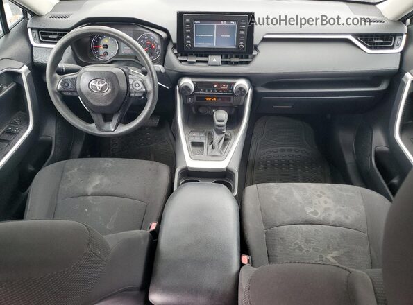 2T3H1RFV1KW030792 2019 TOYOTA RAV4 Silver Widok deski rozdzielczej