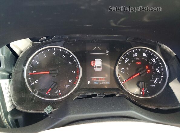 2T3H1RFV1LC076691 2020 TOYOTA RAV4 Red Սարքավորումների վահանակի տեսք