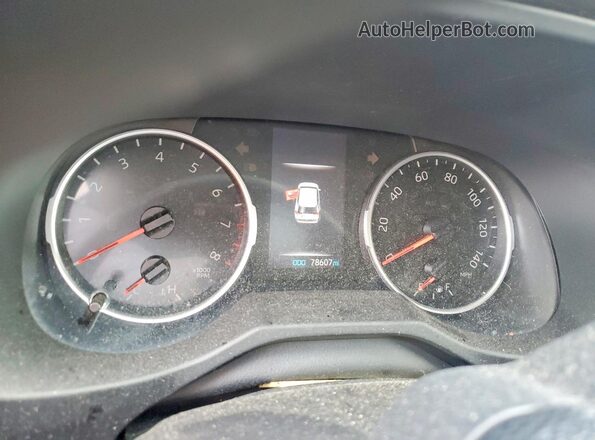 2T3H1RFV1LC085407 2020 TOYOTA RAV4 Silver Widok zestawu wskaźników