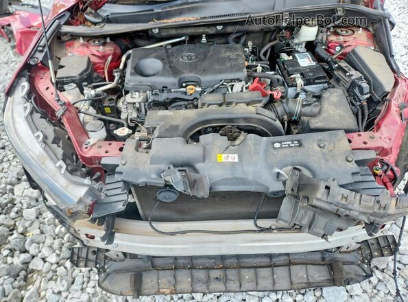 2T3H1RFV1MW131012 2021 TOYOTA RAV4 Red Engine compartment view