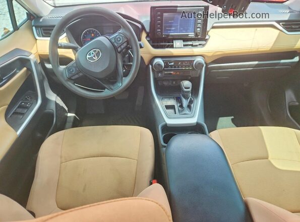 2T3H1RFV1MW131012 2021 TOYOTA RAV4 Red Dashboard view