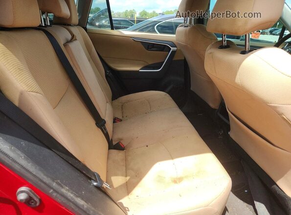 2T3H1RFV1MW131012 2021 TOYOTA RAV4 Red Rear interior view