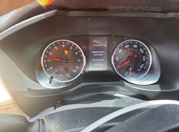 2T3H1RFV1MW131012 2021 TOYOTA RAV4 Red Instrument cluster view