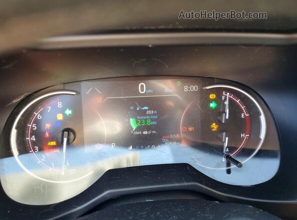 2T3H1RFV1RW317608 2024 TOYOTA RAV4 Gray Vista del cuadro de instrumentos
