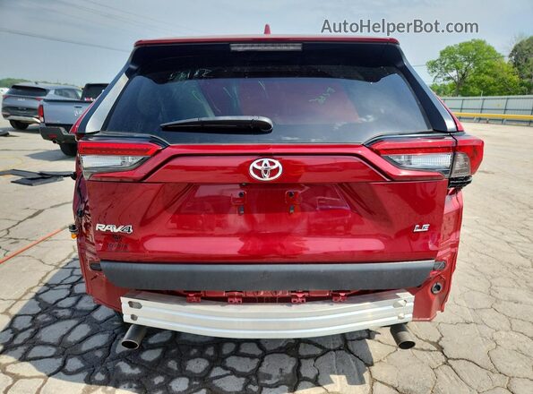 2T3H1RFV1RW317964 2024 TOYOTA RAV4 Red Widok z tyłu