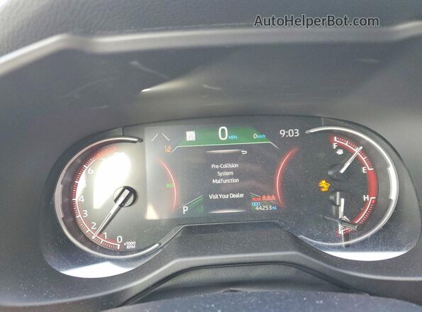 2T3H1RFV1SC316269 2025 TOYOTA RAV4 Black ხელსაწყოთა პანელის ხედი