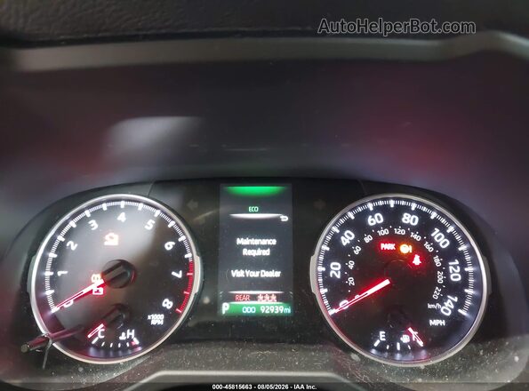 2T3H1RFV2LC076697 2020 TOYOTA RAV4 Red Вид задніх сидінь