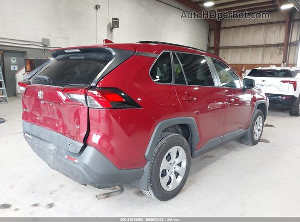 2T3H1RFV2LC076697 2020 TOYOTA RAV4 Red Задня права чверть