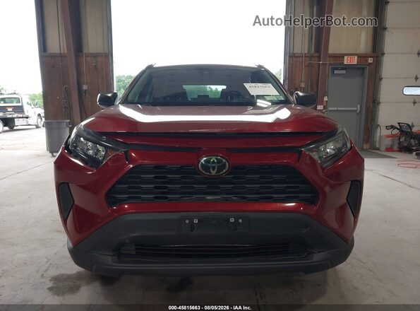 2T3H1RFV2LC076697 2020 TOYOTA RAV4 Red Вид щитка приладів