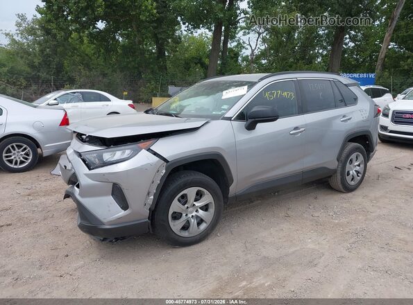 2T3H1RFV2MC125897 2021 TOYOTA RAV4 Silver წინა მარცხენა ხედი სამი მეოთხედიდან