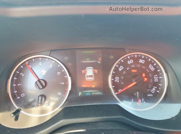 2T3H1RFV2MW125378 2021 TOYOTA RAV4 Silver ხელსაწყოთა პანელის ხედი