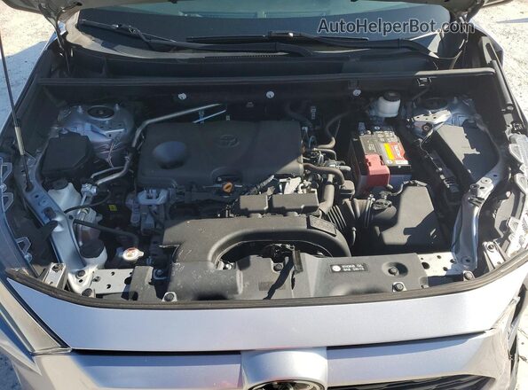 2T3H1RFV2MW125378 2021 TOYOTA RAV4 Silver ძრავის განყოფილების ხედი