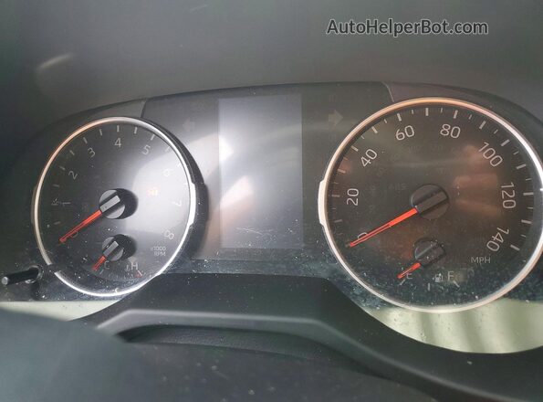 2T3H1RFV2NW236921 2022 TOYOTA RAV4 White Вид щитка приладів