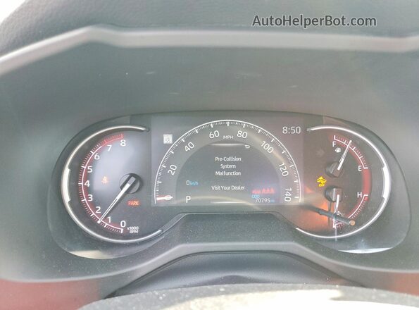 2T3H1RFV2PC216477 2023 TOYOTA RAV4 Silver ხელსაწყოთა პანელის ხედი
