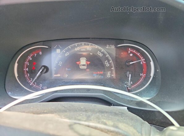 2T3H1RFV2PW252975 2023 TOYOTA RAV4 Red Սարքավորումների վահանակի տեսք