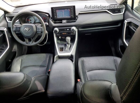 2T3H1RFV3KW037176 2019 TOYOTA RAV4 Gray Առջևի վահանակի տեսք