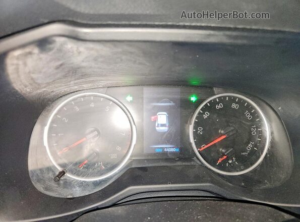 2T3H1RFV3LW097105 2020 TOYOTA RAV4 Silver Instrument cluster view