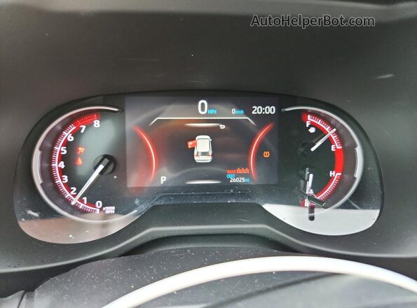 2T3H1RFV3RC260250 2024 TOYOTA RAV4 Silver Սարքավորումների վահանակի տեսք