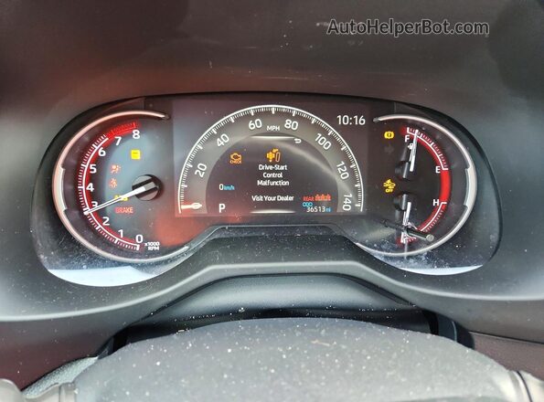 2T3H1RFV3RC275251 2024 TOYOTA RAV4 Gray Սարքավորումների վահանակի տեսք