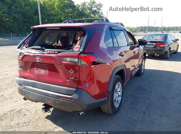 2T3H1RFV4KW036568 2019 TOYOTA RAV4 Красный Задняя правая четверть